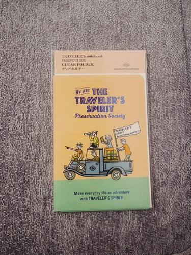 2026 Traveler's Company Clear Folder Insert - New Passport Size - photo 3