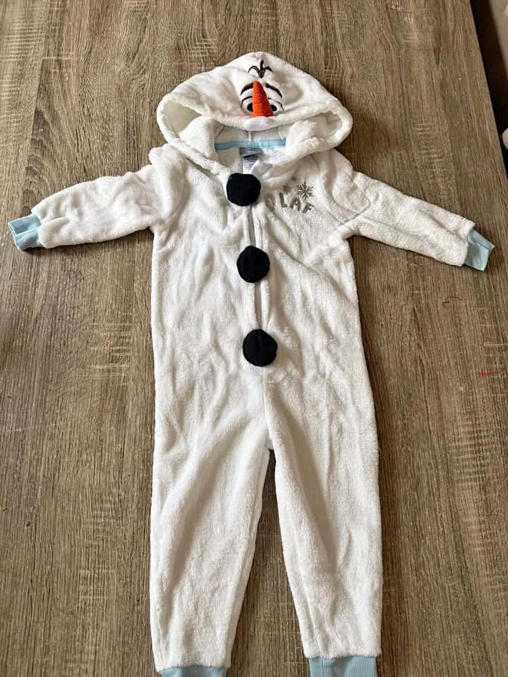 Disney Olaf Fleece One-Piece Pajamas