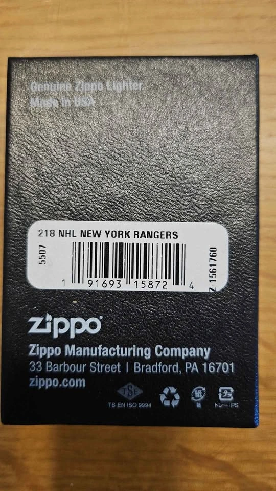 New York Rangers Zippo - photo 4