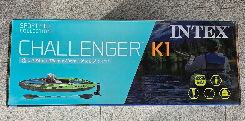 Challenger K1 Inflatable Kayak - 1 Person Brand New - photo 2