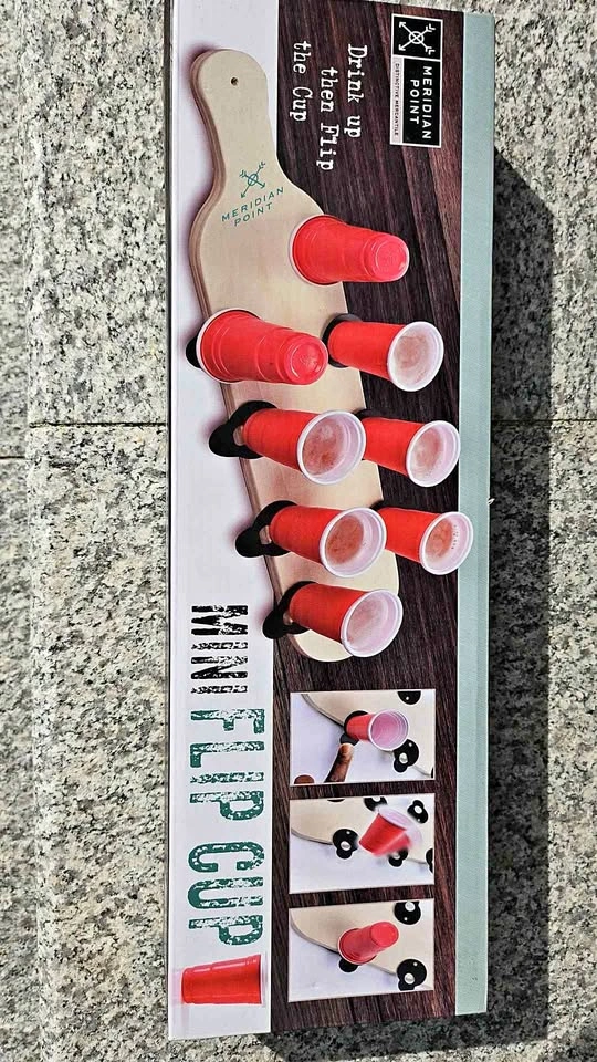 Mini Flip Cup drinking game