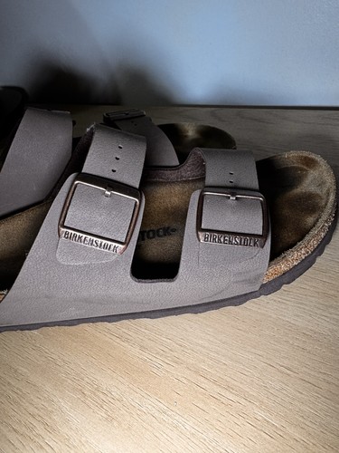 Birkenstock Arizona Men's Gray Slide Sandals 2-Strap Adjustable - photo 2