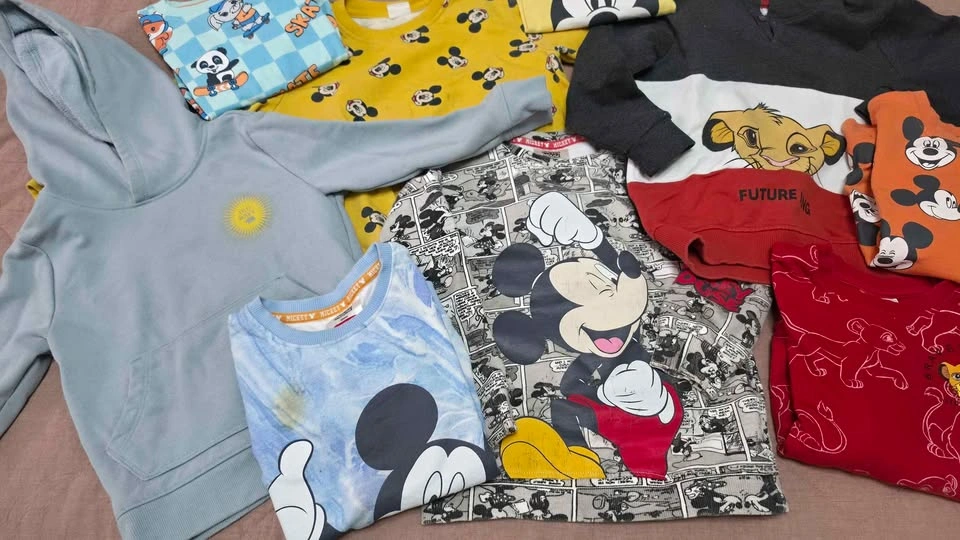 Disney Boys Mickey Mouse and Lion King Sweatshirt Bundle of 9 - photo 2