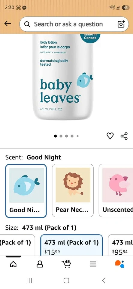 ATTITUDE Baby Leaves Body Lotion - photo 4
