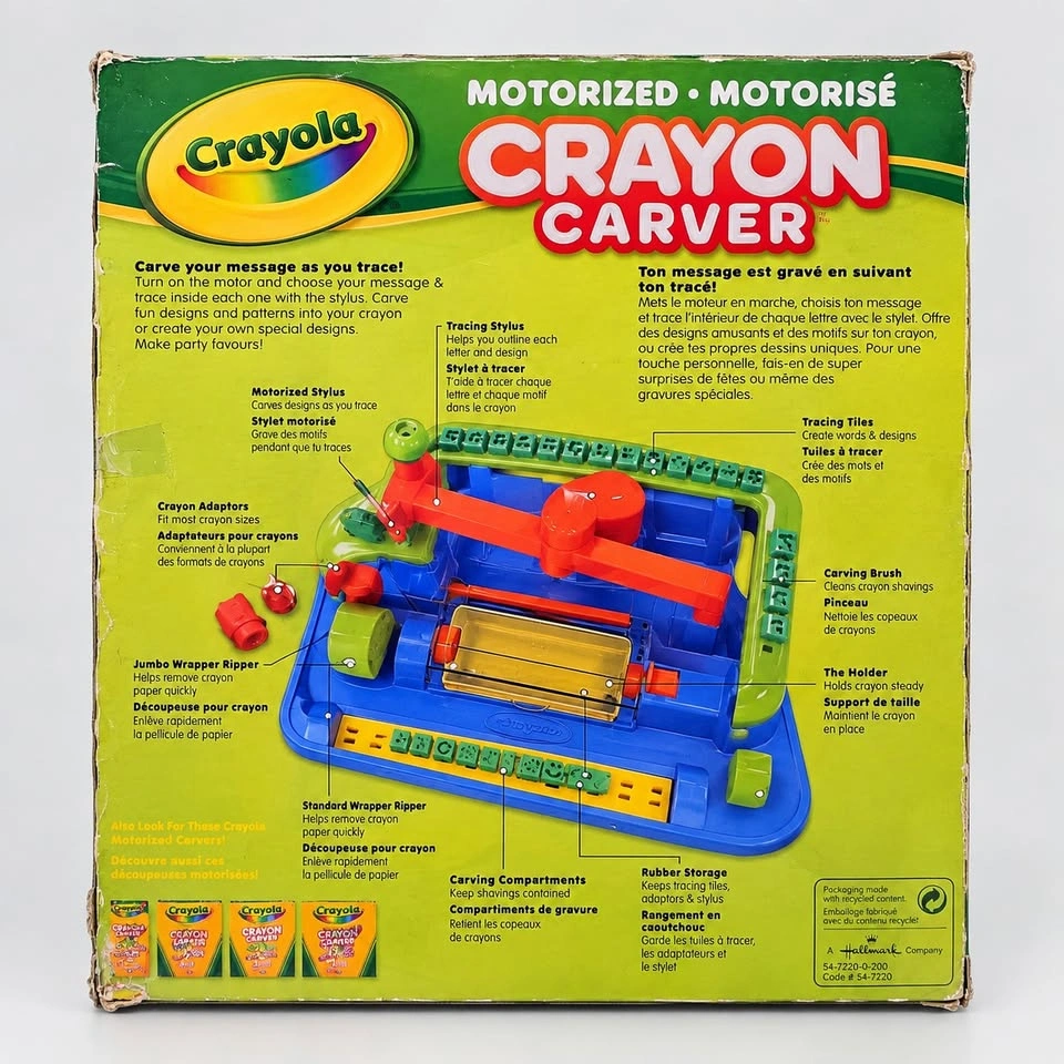 Crayola Motorized Crayon Carver - New Open Box + Bonus Crayons - photo 2