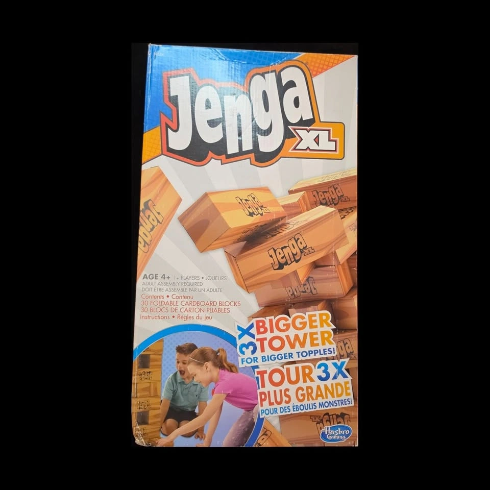 Hasbro Jenga XL 3X Bigger Tower Giant Cardboard Block Game - photo 2