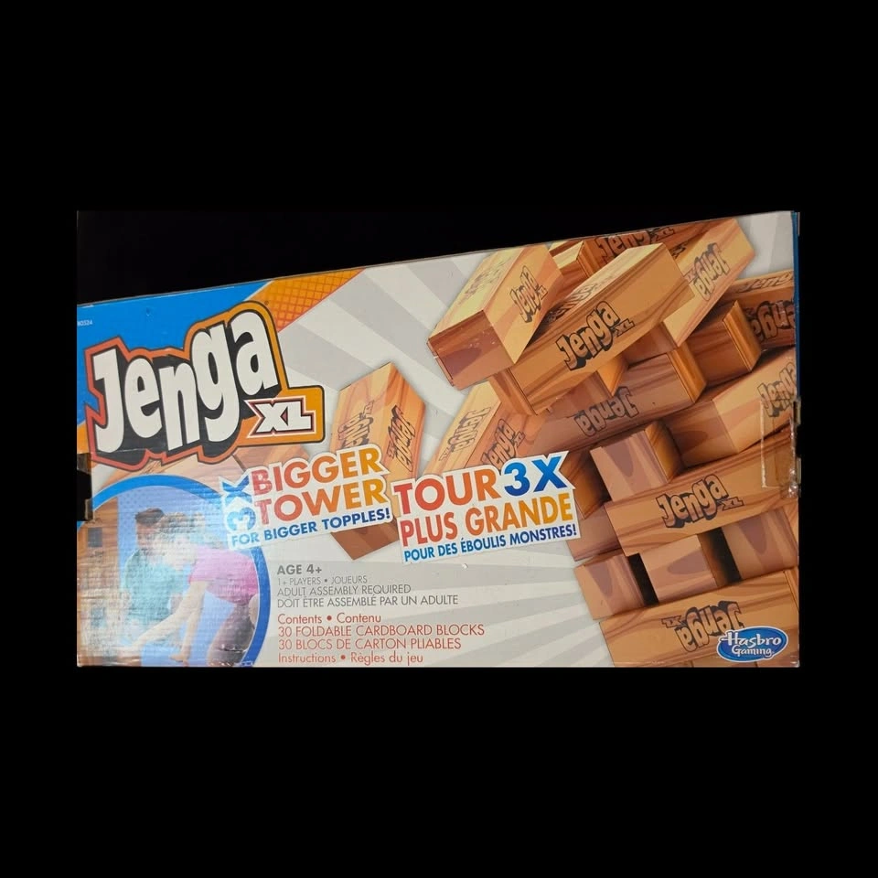 Hasbro Jenga XL 3X Bigger Tower Giant Cardboard Block Game - photo 5
