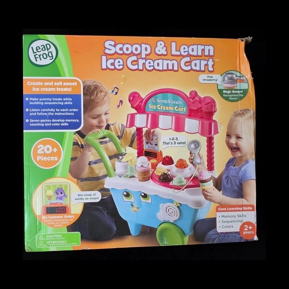 LeapFrog Scoop & Learn Ice Cream Cart 20+ Pieces New Open Box - photo 3