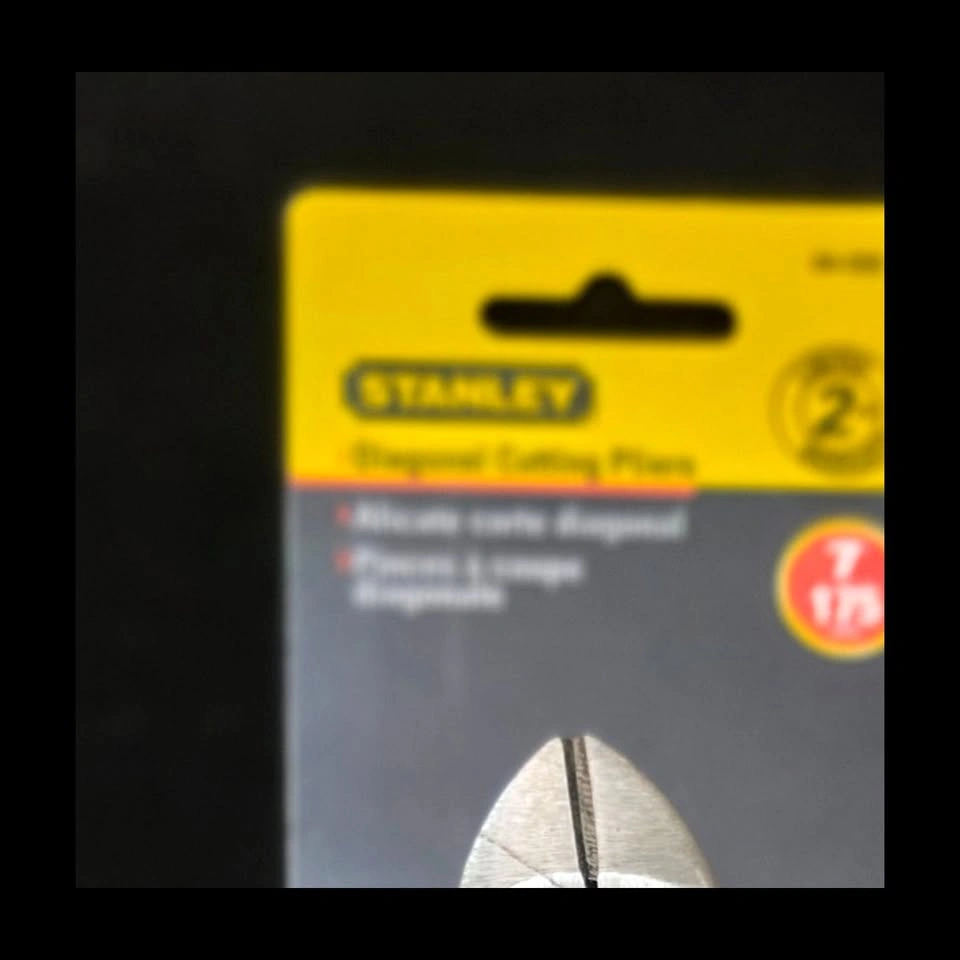 STANLEY 84-028 7-in Diagonal Cutting Pliers - New - photo 3