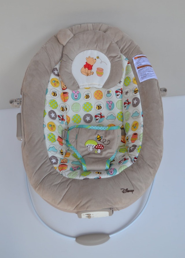 Disney Baby Winnie The Pooh Bouncer Seat With Sound & Vibration - photo 2