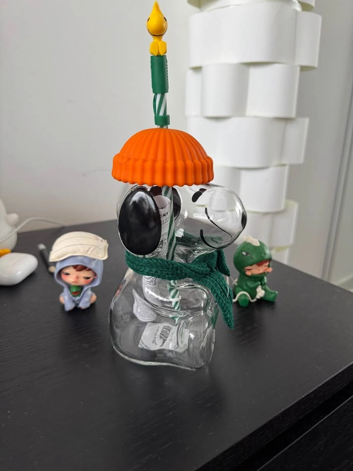 Starbucks Snoopy Glass Cup - photo 2