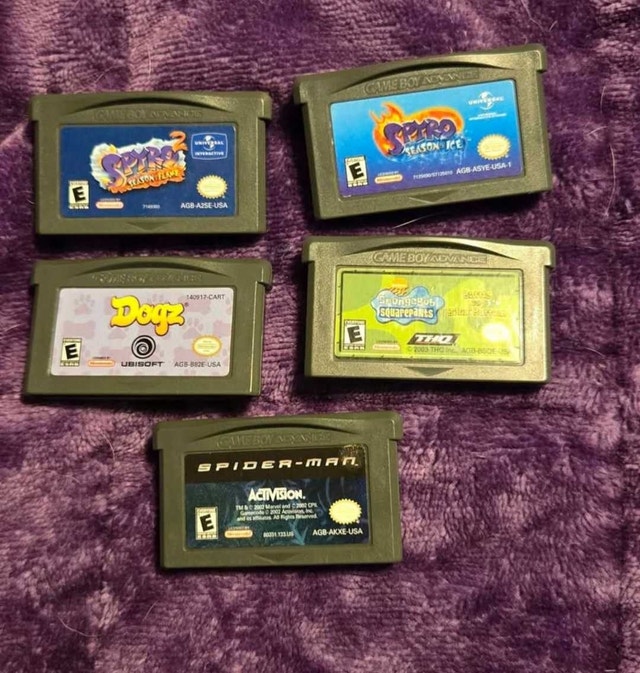Gameboy Advance GBA Games