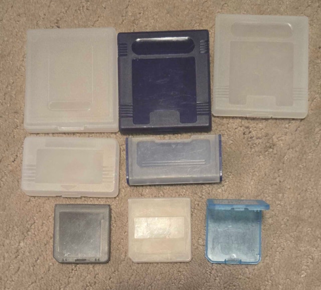 Game Cases - DS, GBA, Gameboy