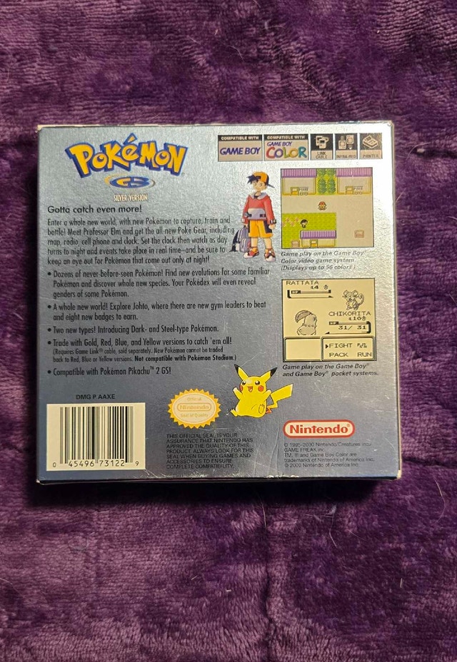 Gameboy Pokemon Silver - photo 3