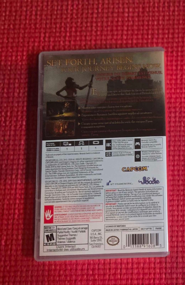 Nintendo Switch Game: Dragon's Dogma Dark Arisen - photo 2