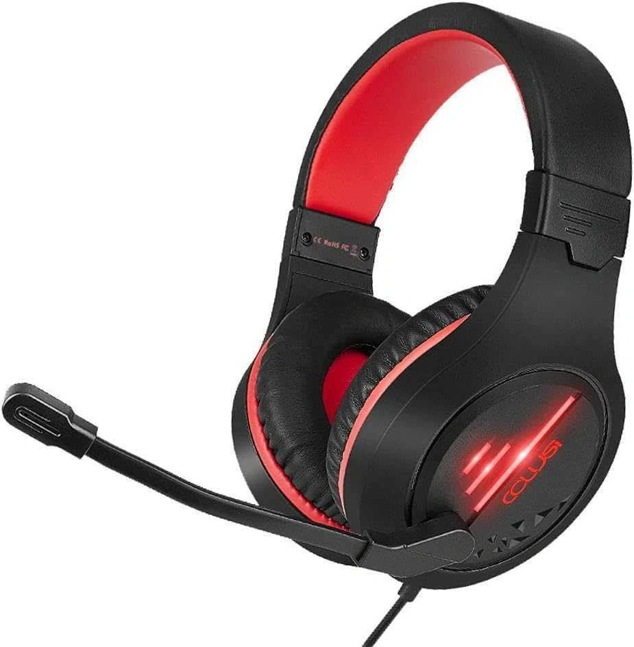 COLUSI C100 Gaming Headset, Red - photo 2