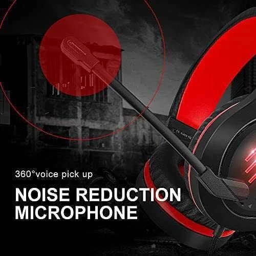 COLUSI C100 Gaming Headset, Red - photo 3