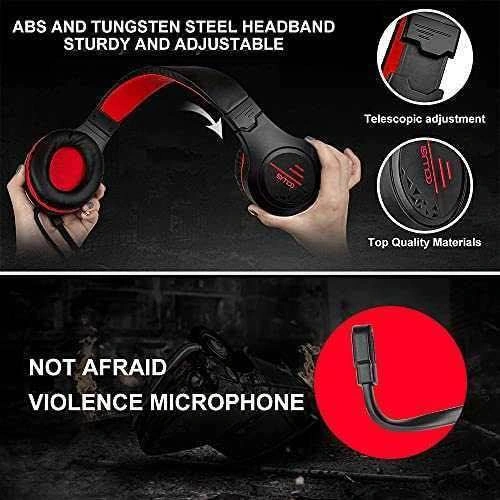 COLUSI C100 Gaming Headset, Red - photo 4