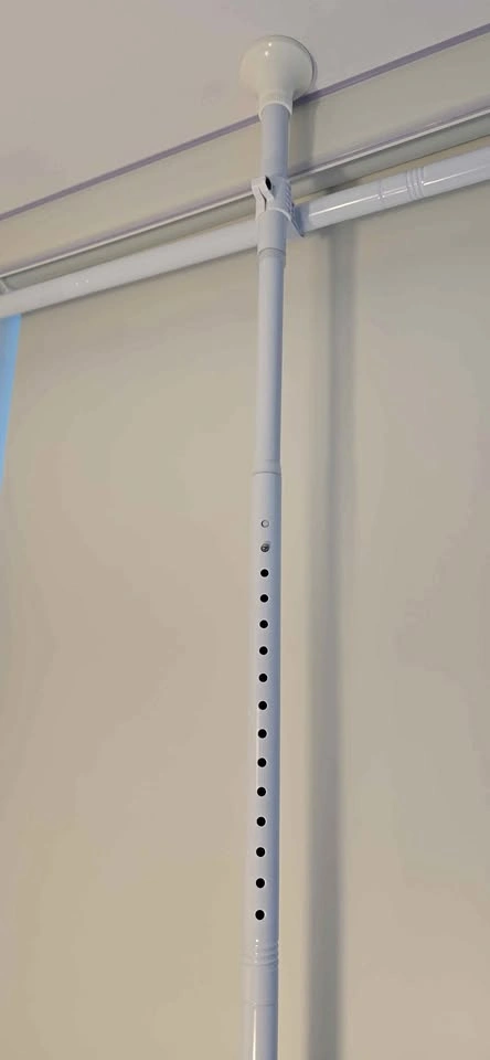 Adjustable Room Divider Curtain Rod (28-171in W, 4-10ft H)