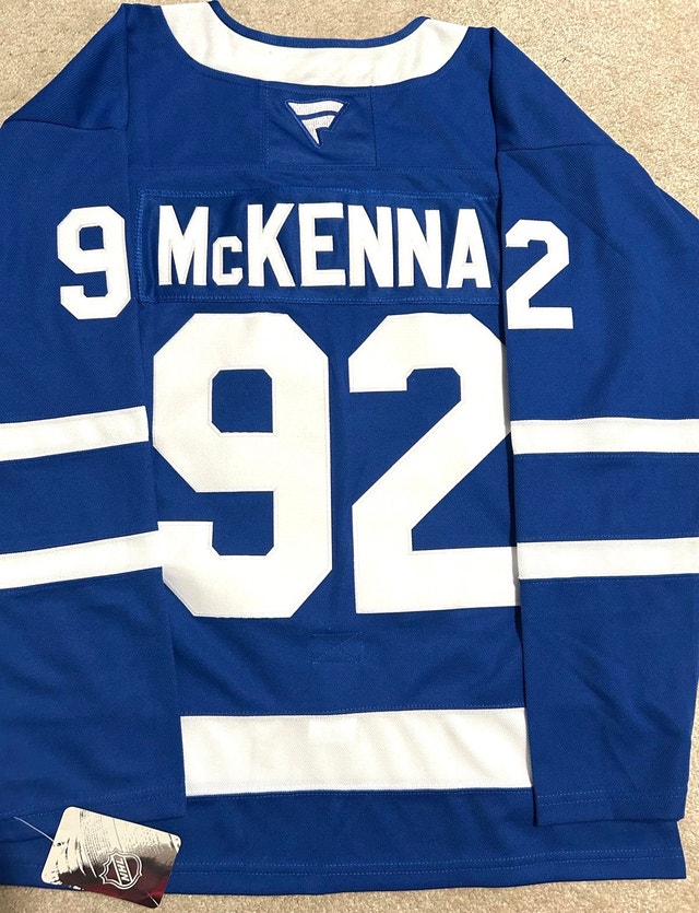 Gavin McKenna Toronto Maple Leafs Fan Jersey #92 - photo 2
