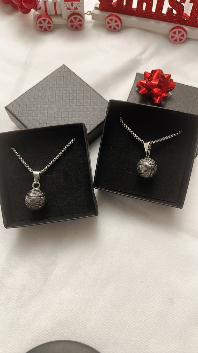 Basketball Pendant Necklace - photo 2
