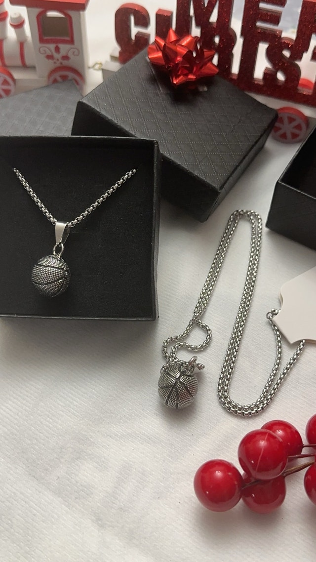 Basketball Pendant Necklace - photo 3