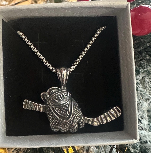 Unique Hockey Glove Necklace
