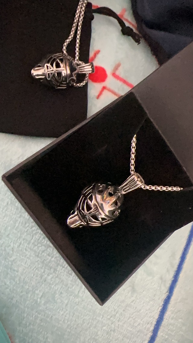Hockey Goalie Helmet Necklace, Goalie Gift - photo 3