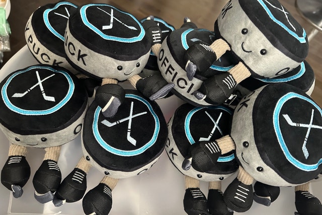 Hockey Puck Plush Gift | Hockey Player Gift