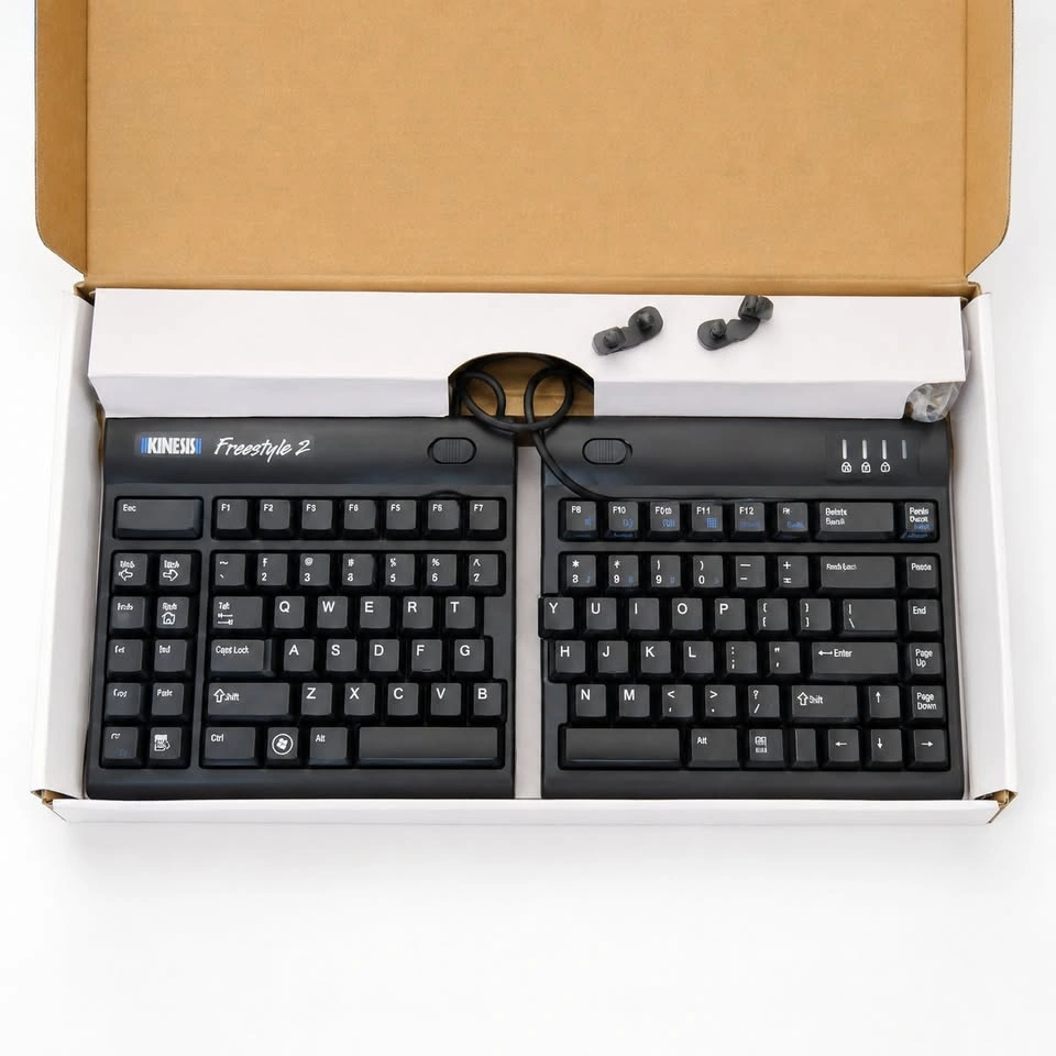 Kinesis Freestyle2 Ergonomic Split Wired Keyboard for PC - photo 5