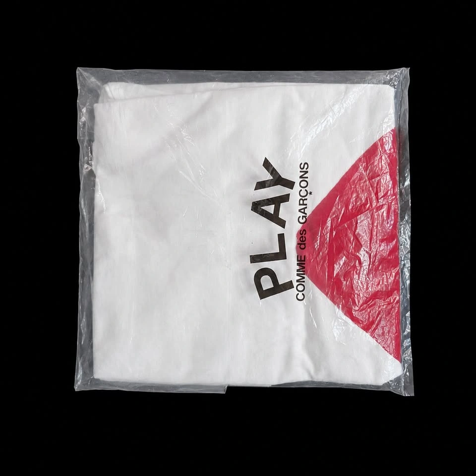 PLAY Comme des Garçons White Heart Graphic T-Shirt Size L - photo 4