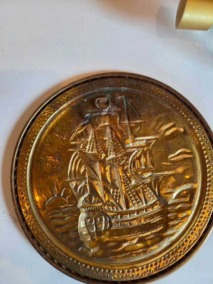 2 1960s Brass Ships - photo 3