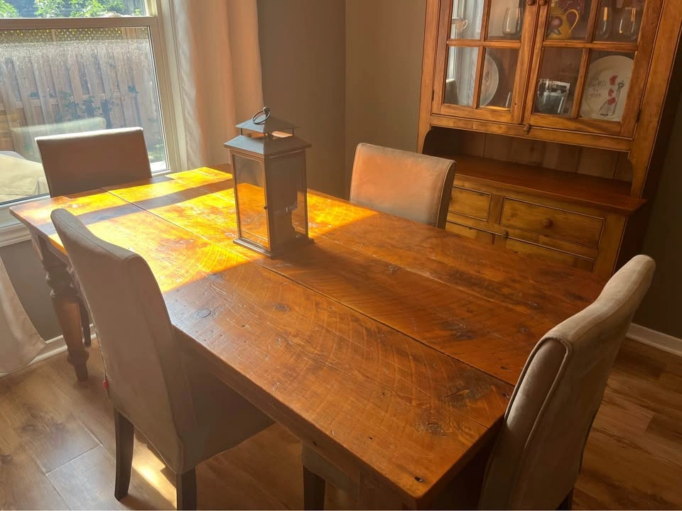 Custom - Solid wood dining room set - photo 2