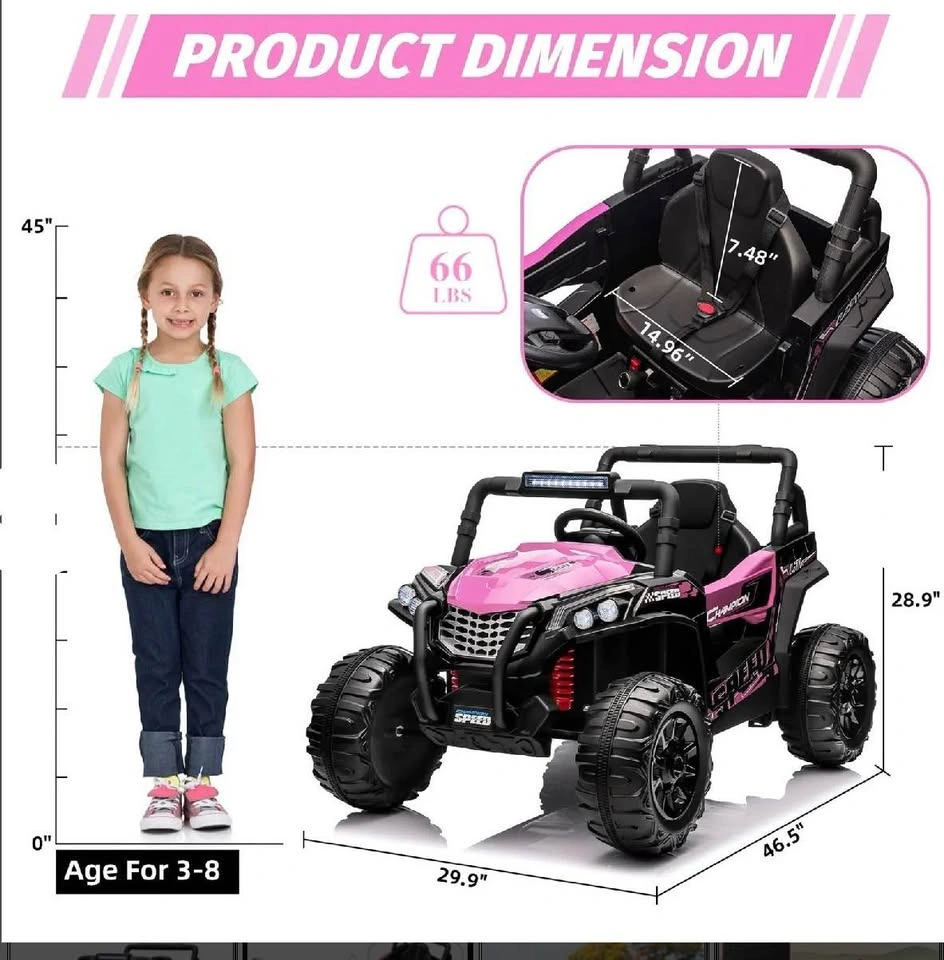 NEW-12V Kids Electric Off-Road Truck- ride on car - photo 2