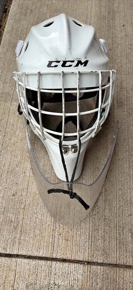 CCM Hockey Goalie Helmet with Neck Protector