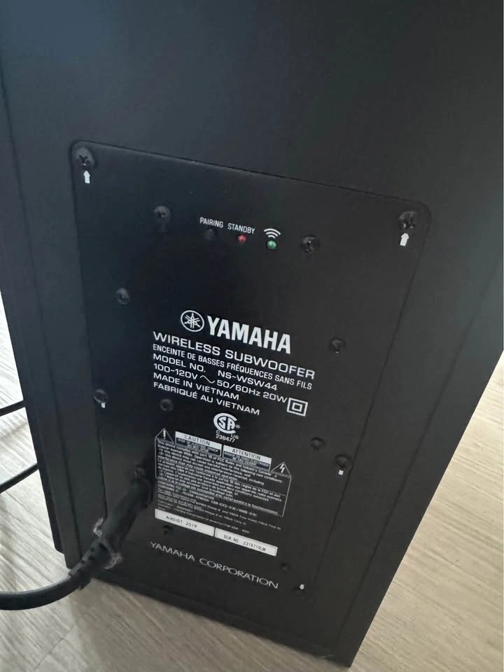 Yamaha NS-WSW44 Wireless Subwoofer – Black - photo 2