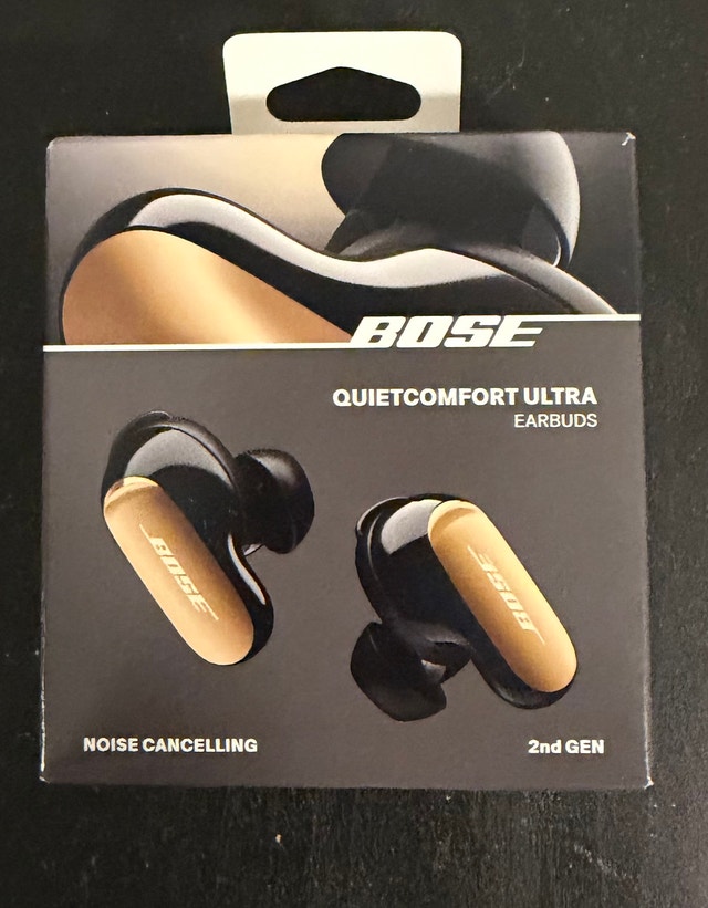 Bose QuietComfort Ultra Earbuds, (2nd gen), Desert Gold, Boxed
