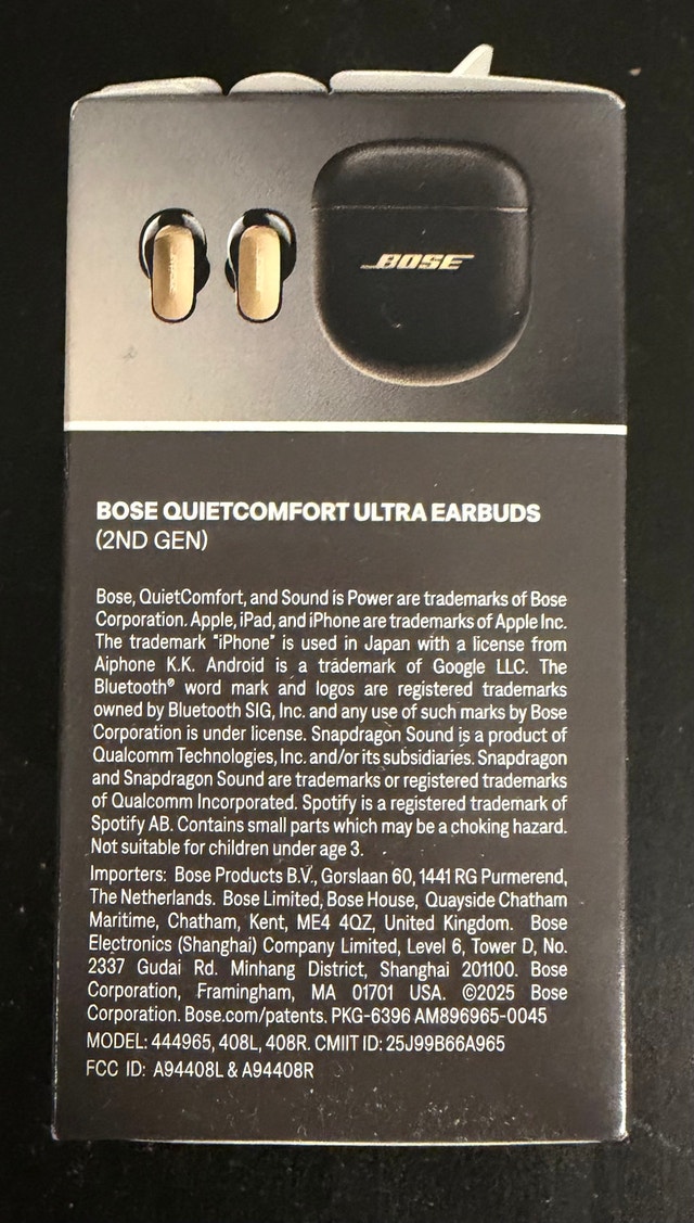 Bose QuietComfort Ultra Earbuds, (2nd gen), Desert Gold, Boxed - photo 5