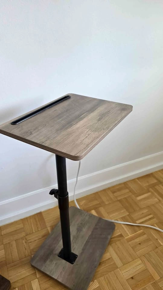 Adjustable Height Sofa Armrest Tray Table