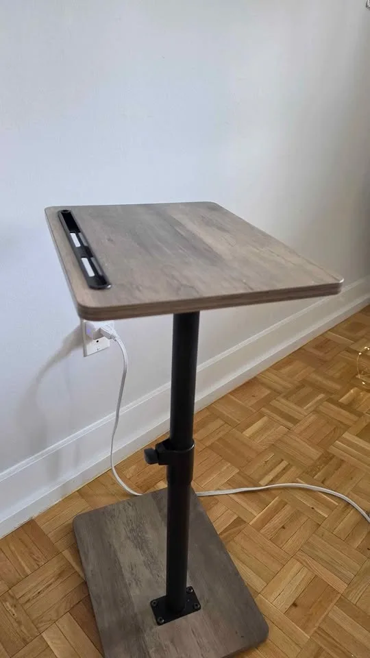 Adjustable Height Sofa Armrest Tray Table - photo 2