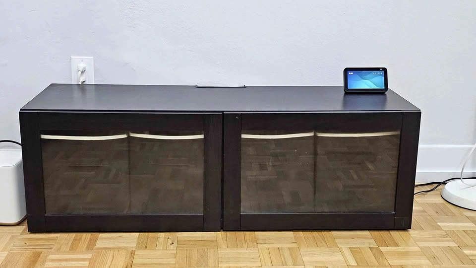 IKEA BESTÅ TV Unit with Glass Doors