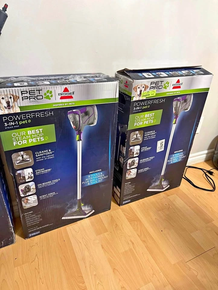 Bissell PowerFresh Pet Pro 3-in-1 Steam Mop