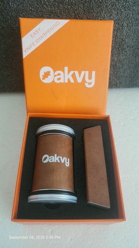 Oakvy Rolling Knife Sharpener Magnetic Angle System New