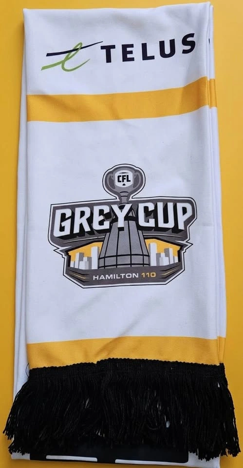 Official CFL 110th Grey Cup Commemorative Scarf – Hamilton 2023 - photo 2