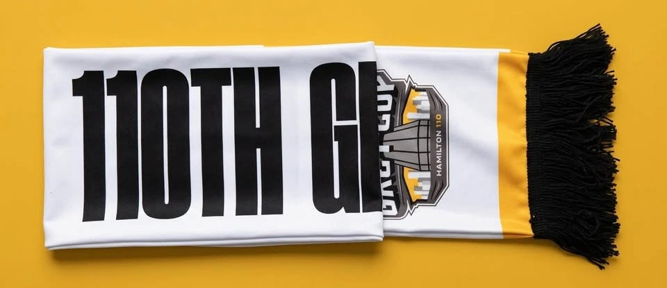 Official CFL 110th Grey Cup Commemorative Scarf – Hamilton 2023 - photo 3