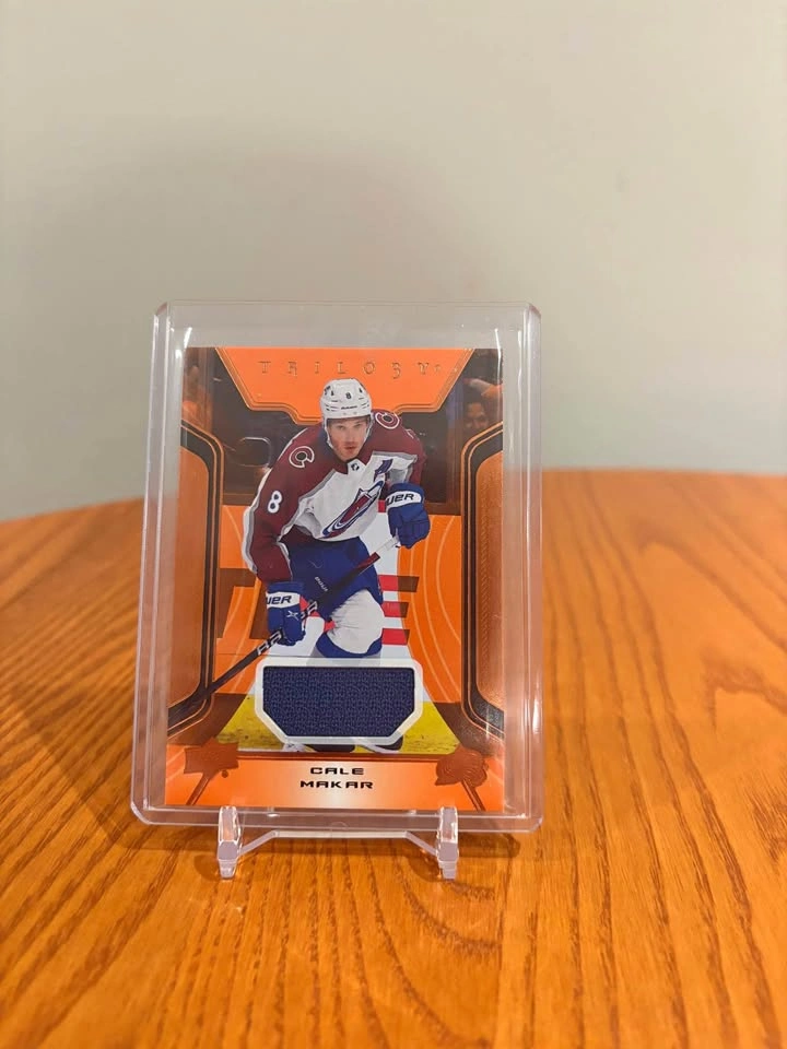 Cale Makar orange jersey patch