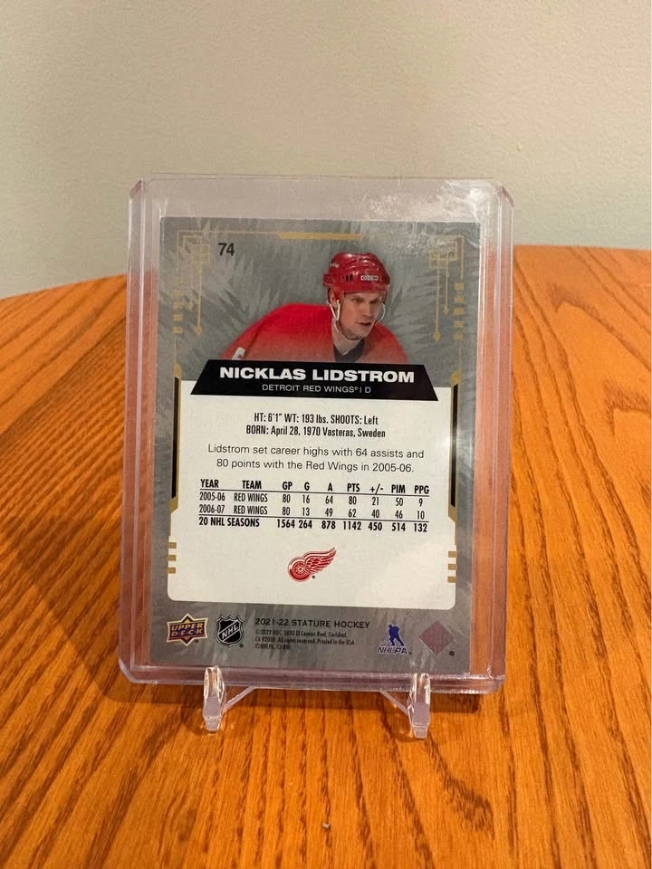 Nicklas Lidstrom stature /75 - photo 2