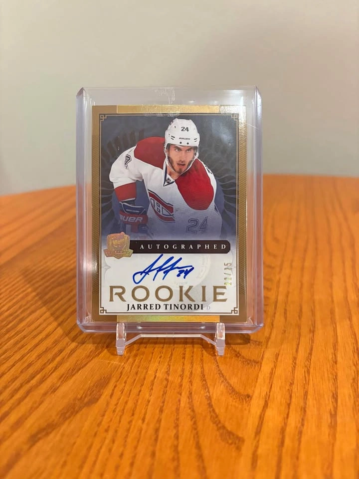 Jarred Tinordi auto rookie /25