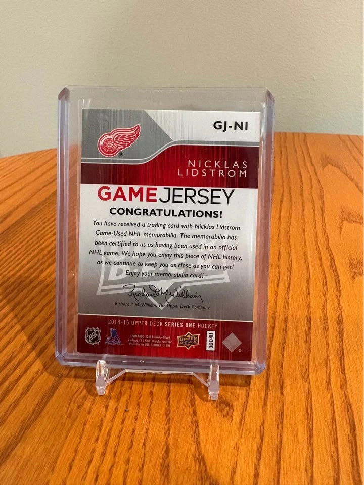 Nicklas lidstrom Game jersey - photo 2