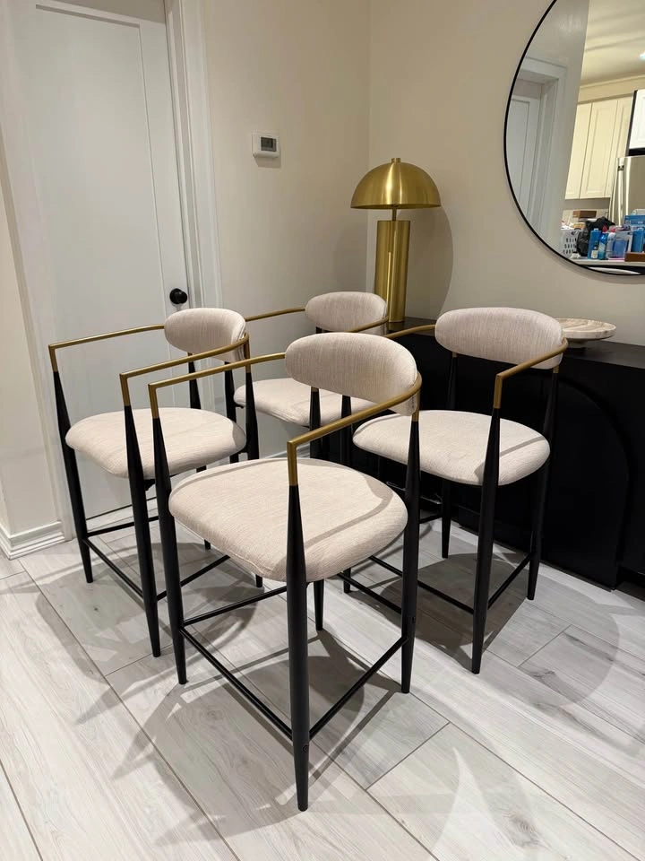 Maconay Upholstered Counter Stool (Set of 4) - photo 3